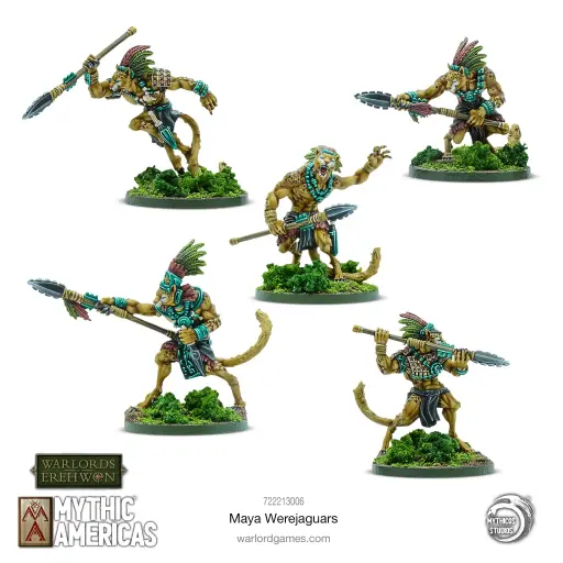 [WLG 722213006] Mythic Americas : Maya - Werejaguars │ Warlords of Erehwon