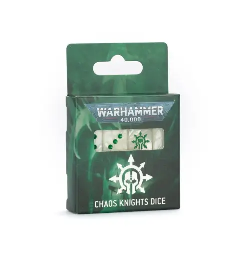 [GAW 40-30] Chaos Knights : Set de dès  │ Warhammer 40.000