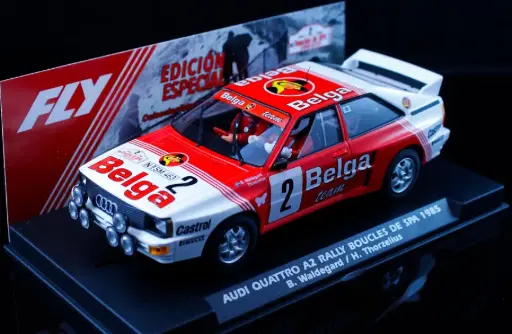 [FLY E2089] FLY : Audi Quattro A2 Belga n°2 Boucles de Spa 1985 Waldegard/Thorzelius
