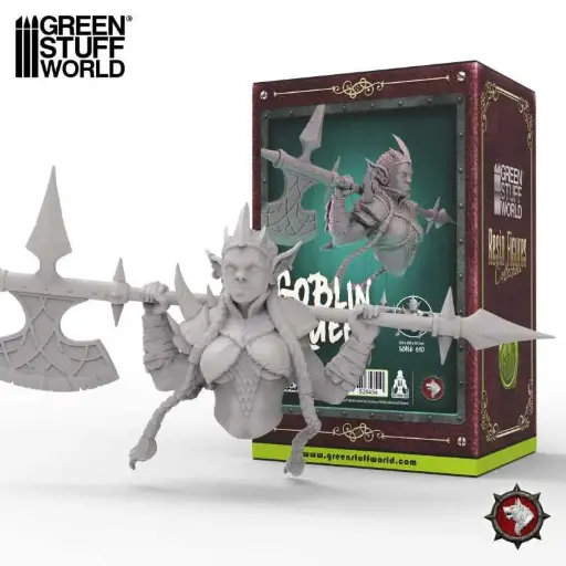 [GSW 5285] Green Stuff : WWTavern │ Buste Goblin Queen
