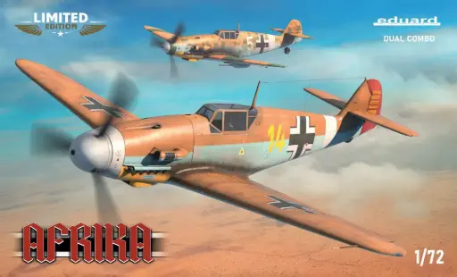 [EDU 2112] Eduard : Limited Edition AFRIKA │Messerschmitt Bf 109 Dual Combo