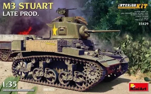 [MNT 35429] MiniArt : M3 Stuart Late Prod. │ Interior Kit