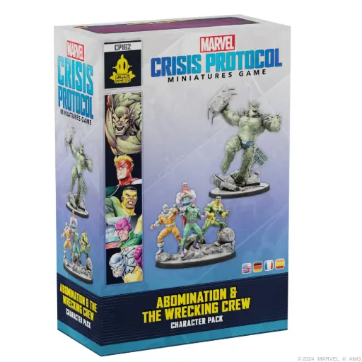 [AMG CP162] Marvel Crisis Protocol : Abomination & The Wrecking Crew [Multi-Langue] │ Character Pack
