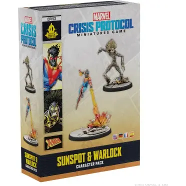 [AMG CP153] Marvel Crisis Protocol : Sunspot & Warlock [Multi-Langue] │ Character Pack