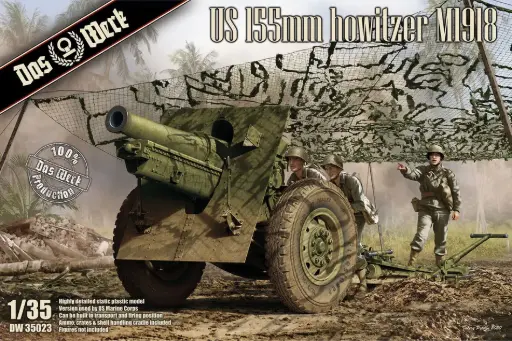 [DAW DW35023] Das Werk : 155MM Howitzer M1918 