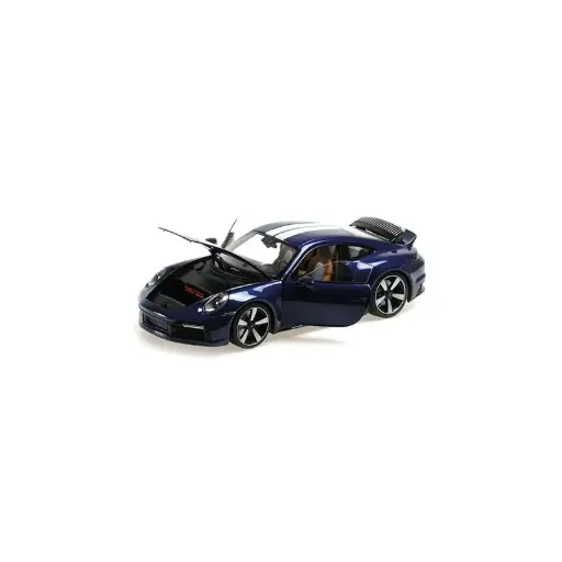 [MNC 110069202] Minichamps : Porsche 911 (992) Sport Classic │ 2022 - Blue