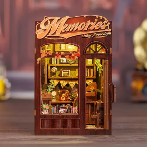 [CBE SD04] CuteBee : DIY Book Nook Kit | Memories Music Bookshop