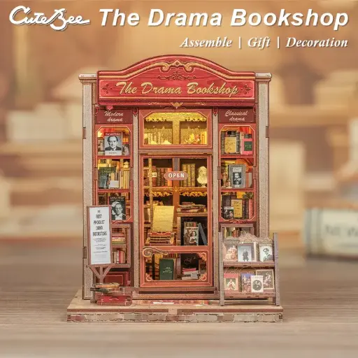 [CBE CWGC206] CuteBee : DIY Book Nook Kit | The Drama Bookshop