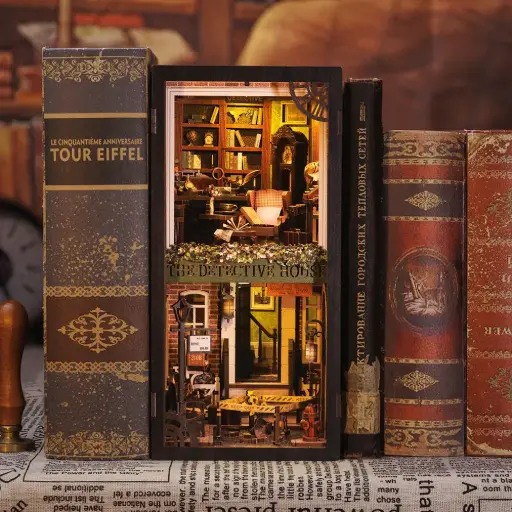 [CBE SZ02] CuteBee : DIY Book Nook Kit │ Rose Detective Agency