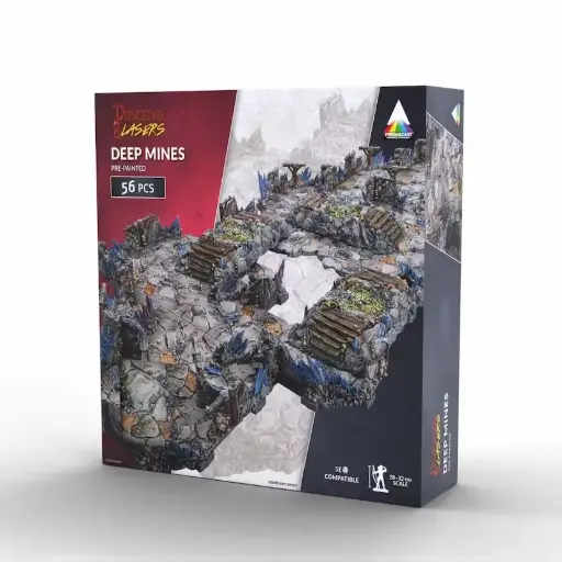 [ARS DNL0113] Dungeon & Lasers : Deep Mines • Primacast Pre-painted │ 5E Compatible