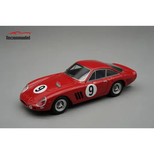 [TEN TM43-49F] Tecnomodel : Ferrari 330 LMB Le Mans 24h 1963 car │ No.9 Driver P.Noblet - J.Guichet