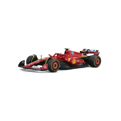 [BUR 18-01929] Burago : Ferrari SF-24 F1 │ No.55 - Carlos Sainz