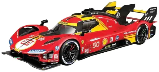 [BUR 18-36316] Burago : Ferrari 499P │ N.o50 Gagnant 24h Le Mans 2024 