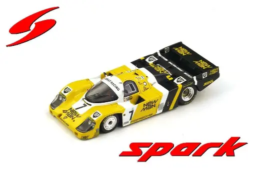 [SPK 43LM85] Spark : Porsche 956B │ No.7 Winner 24H Le Mans 1985 New-Man Joest Racing J. "Winter" - P. Barilla - K. Ludwig