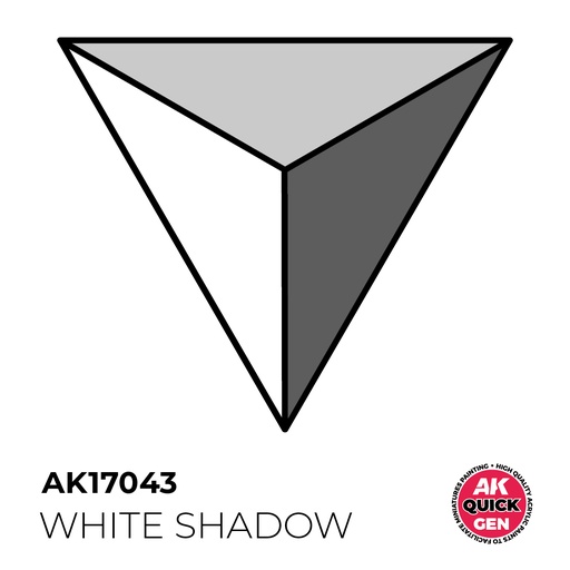 [AK AK17043] Ak : White Shadow (18ml) │ Quick Gen