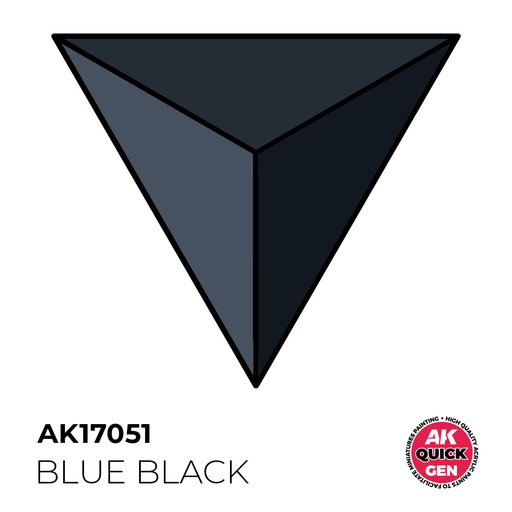 [AK AK17051] Ak : Blue Black (18ml) │ Quick Gen