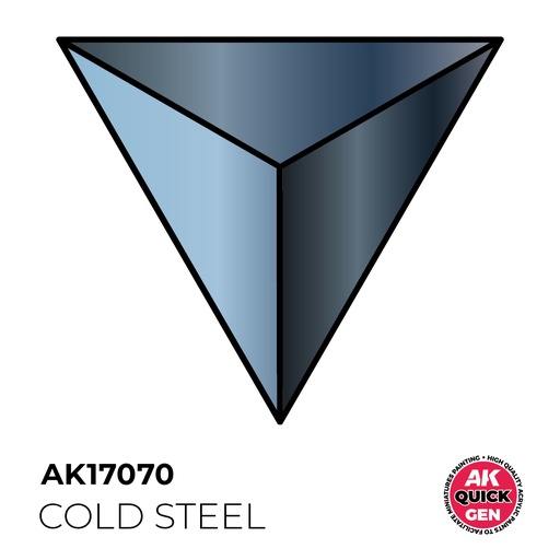 [AK AK17070] Ak : Cold Steel (18ml) │ Quick Gen