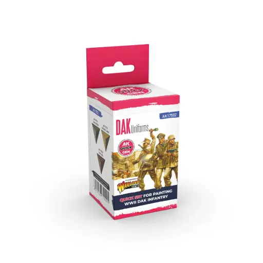 [AK AK17502] Ak : Set de peinture "Dak Uniforms" │ Quick Gen
