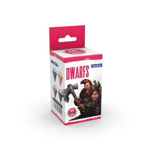 [AK AK17510] Ak : Set de peinture "Dwarfs" │ Quick Gen