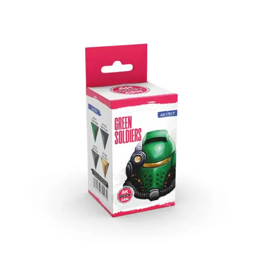 [AK AK17517] Ak : Set de peinture "Green Soldiers" │ Quick Gen