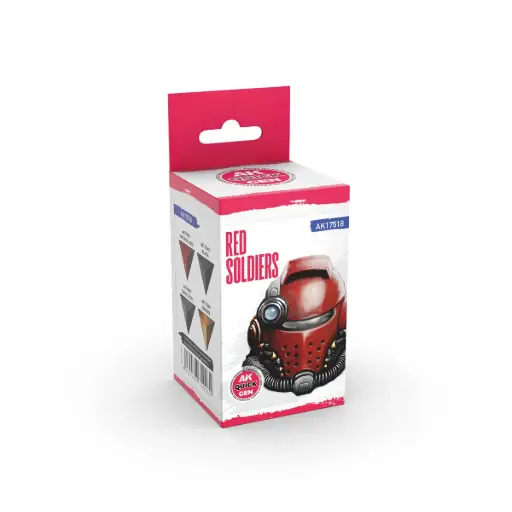 [AK AK17518] Ak : Set de peinture "Red Soldiers" │ Quick Gen