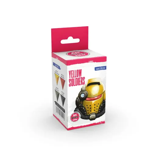 [AK AK17519] Ak : Set de peinture "Yellow Soldiers" │ Quick Gen