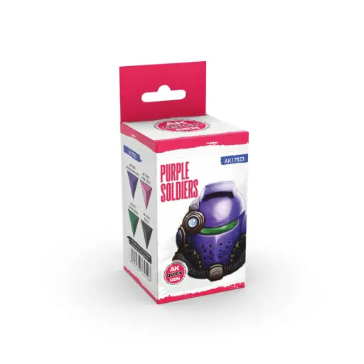 [AK AK17523] Ak : Set de peinture "Purple Soldiers" │ Quick Gen