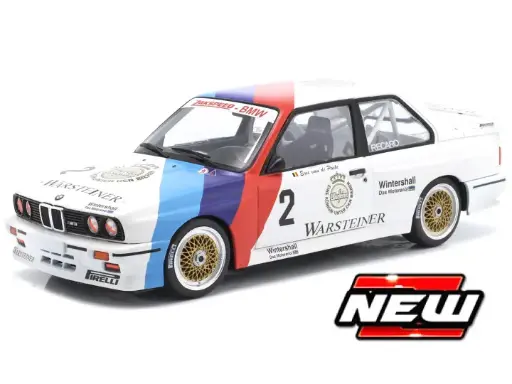 [W83 W18038001C] Werk83 : BMW M3 (E30) │ No.2 ERIC VAN DE POELE DTM CHAMPION 1987 with Collectors Box 