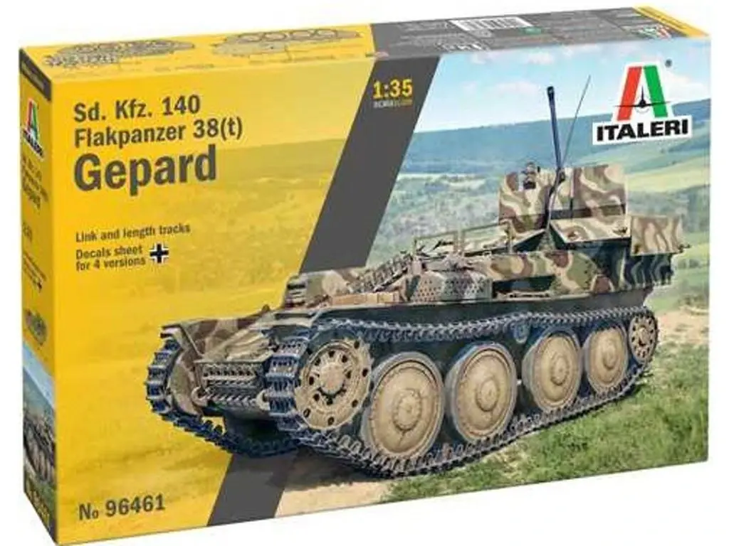 Italeri : Sd. Kfz. 140 Flakpanzer 38(t) Gepard | Hobby2000 Modélisme