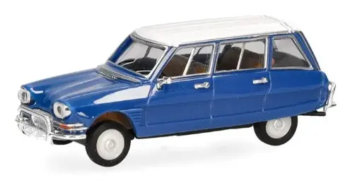 [HER 038959-002] Herpa : Citroen Ami 6 Bleu et blanche