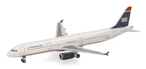 [HER 538251] Herpa : Airbus A321 American Airlines US Airways Heritage livery