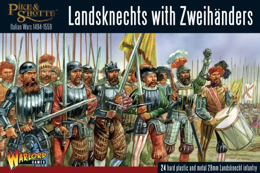 [WLG 202016002] Pike & Shotte : Landsknecht with Zweihanders │ Italian Wars 1494-1559