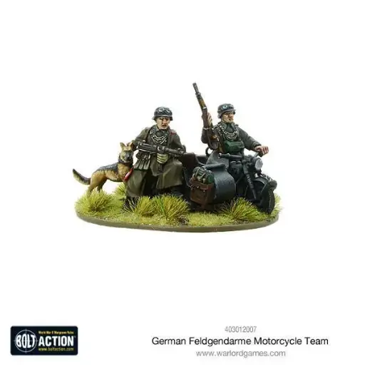 [WLG 403012007] Bolt Action : German Feldgendarme motorcycle Team │ Early - Mid - Late 