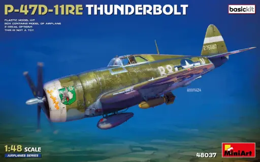 [MNT 48037] Miniart : P-47D-11RE Thunderbolt 