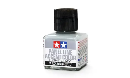 [TYA 87189] Tamiya : Panel Line Light Gray / Jus enamel Gris Clair