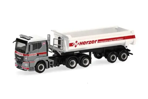 [HER 319164] Herpa : MAN TGS TN Kipp-Sz. Herzer