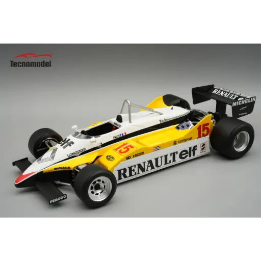 [TEN TM18-367A] Tecnomodel : Renault RE30B │ No.15 1982 winner South Africa Alain Prost 