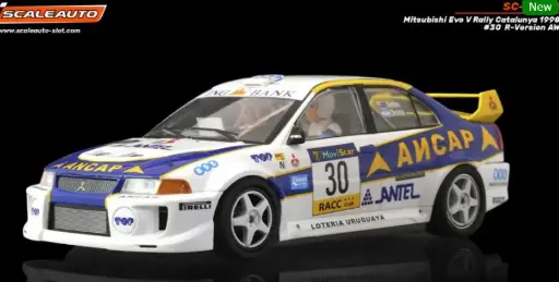 [SCT SC-6367R] Scaleauto : Mitsubishi Evo V Ancap Rally Catalunya 1998 #30 Trelles / Christie. R-Version AW