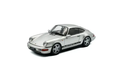[SOL S4312904] Solido : Porsche 911 (964) RS │ Silver w/Black Stripe – 1994 