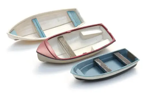 [ATE 387.615] Artitec : Bateaux à rames en polyester 3x 