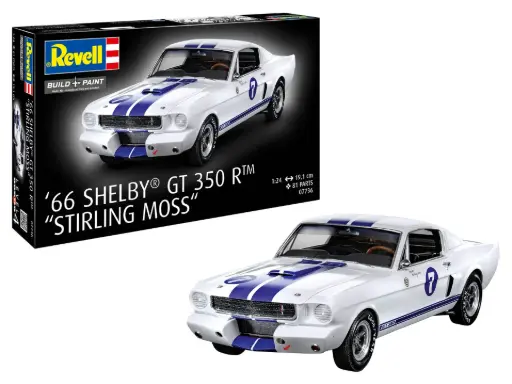 [REV 07736] Revell : Ford Shelby GT 350 R « Stirling Moss » de 1966 