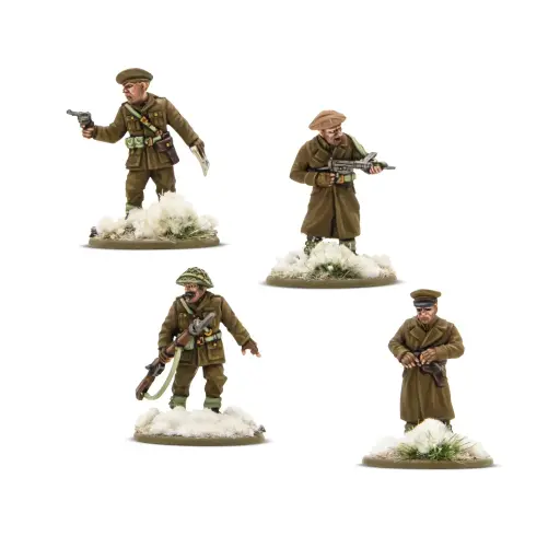 [WLG 403201004] Bolt Action : British & Canadian (Winter) Platoon Commanders │ Mid - Late