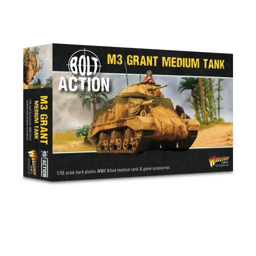[WLG 402011051] Bolt Action : British Army M3 Grant Medium Tank │ Mid-Late