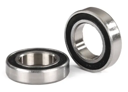 [TAX 5101A] Traxxas : Ball bearings, black rubber sealed 12x21x5mm (2pcs) [TRX5101A]