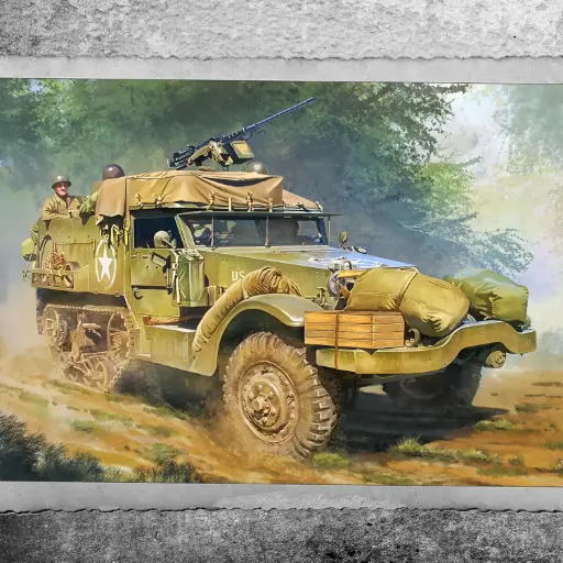 [FOV 873007a] Forces of Valor : M3A1 Half-track Normandy │1944 
