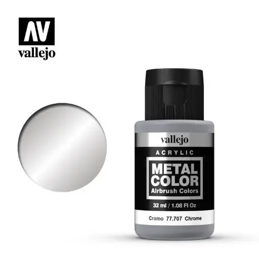 [VAL 77.707] Vallejo : Chrome  Metal Color 32ml 