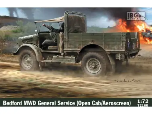[IBG 72160] IBG : Bedford MWD General Service Open Cab/Aeroscreen