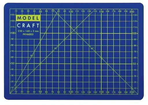[MCF PKN6005] Modelcraft : Tapis de découpe A5 230x160x3MM