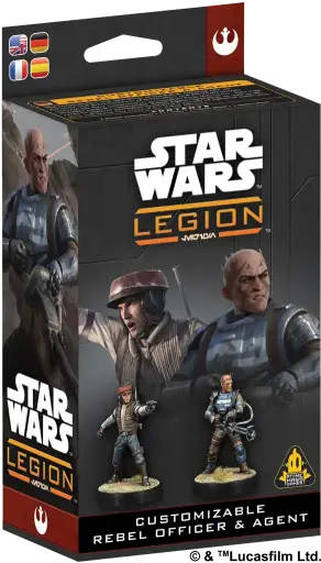 [AMG SWQ13ML] Rebel Alliance : Customizable Rebel Officer & Agent │ Star Wars LEGION