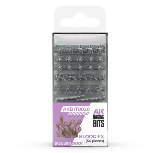 [AK AKBIT0020] Ak Interactive : Blood (54pcs) - FX Bits